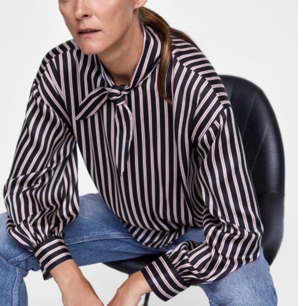 Zara Satin Top NWOT S